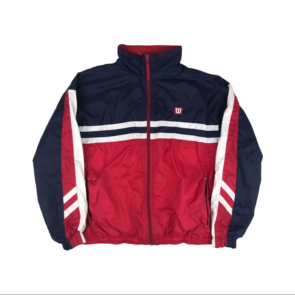 SOLD Wilson Tennis Windbreaker Track Jacket Vintage